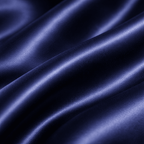 Close-up of dark blue sillk fabric with smooth texture