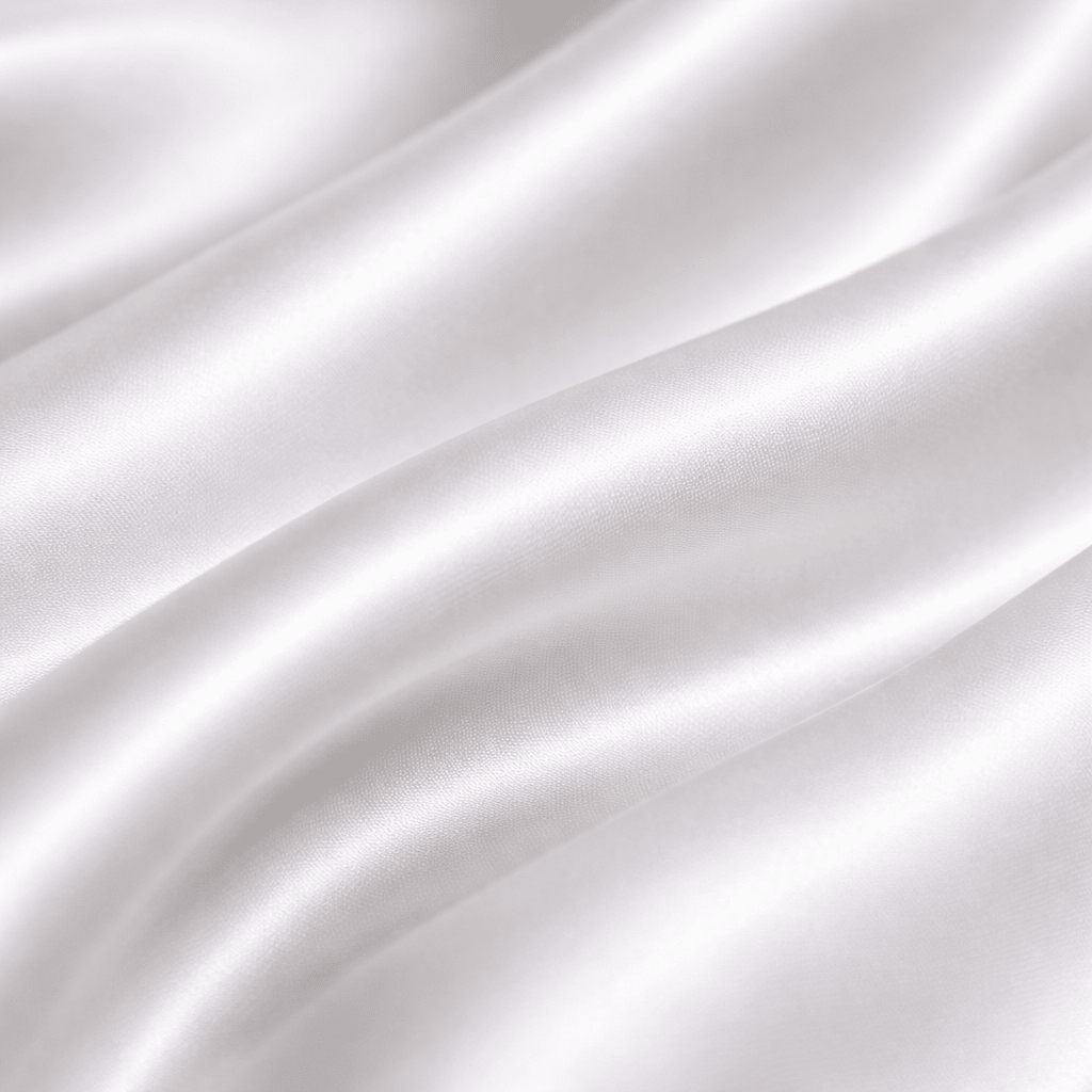Silky satin fabric with wavy pattern
