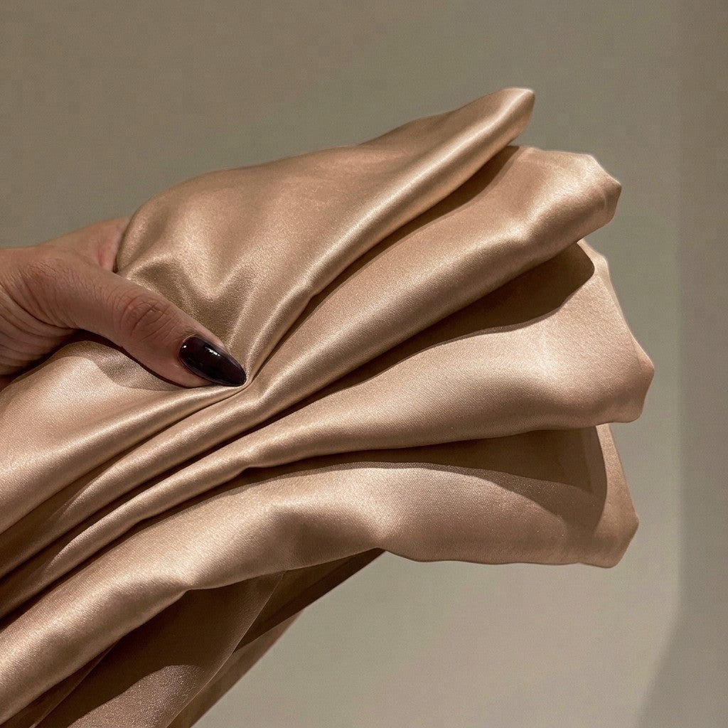 beige mulberry silk pillowcase