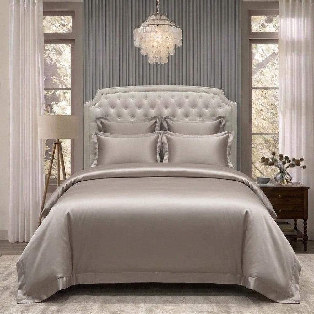 champagne gold mulberry silk 4 piece bedding set