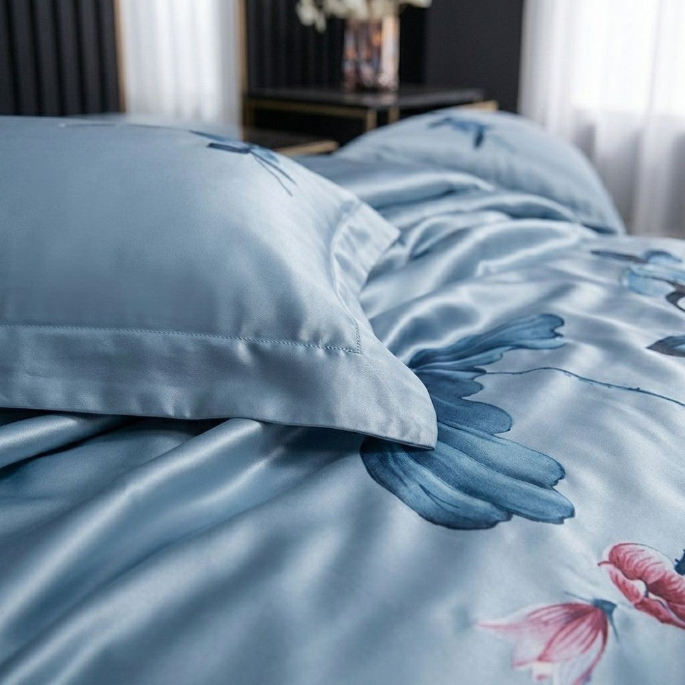 25-Momme Mulberry Silk Four-Piece Bedding Set