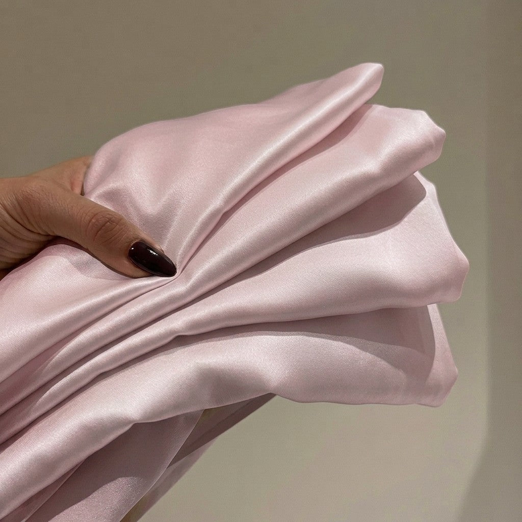 light pink mulberry silk pillowcase