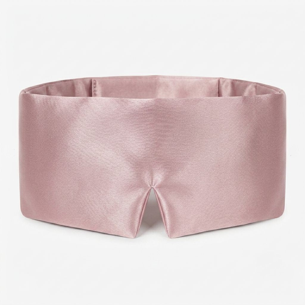 pink silk sleep mask
