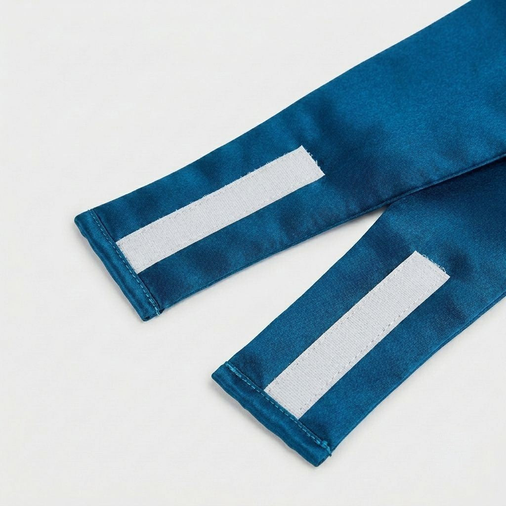 pure mulberry silk sleep mask with velcro strap