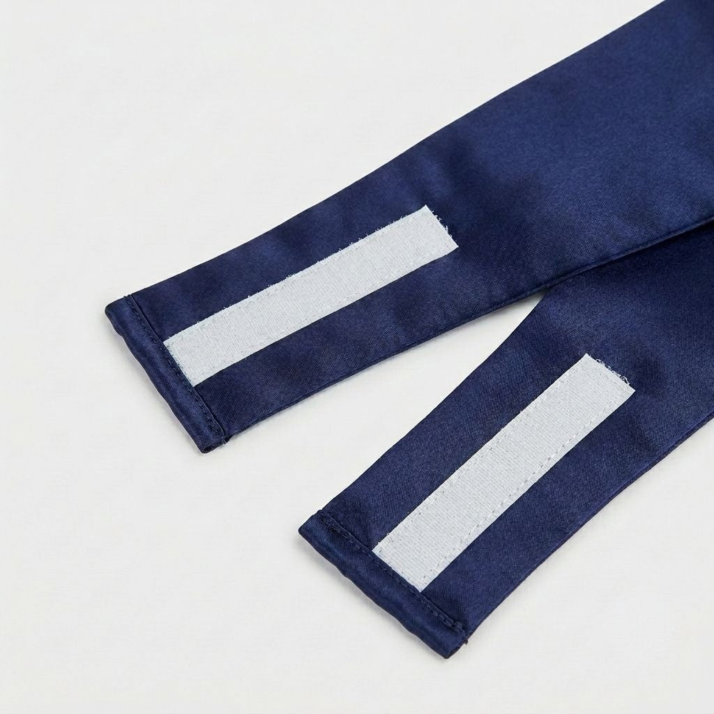 pure mulberry silk sleep mask with velcro strap