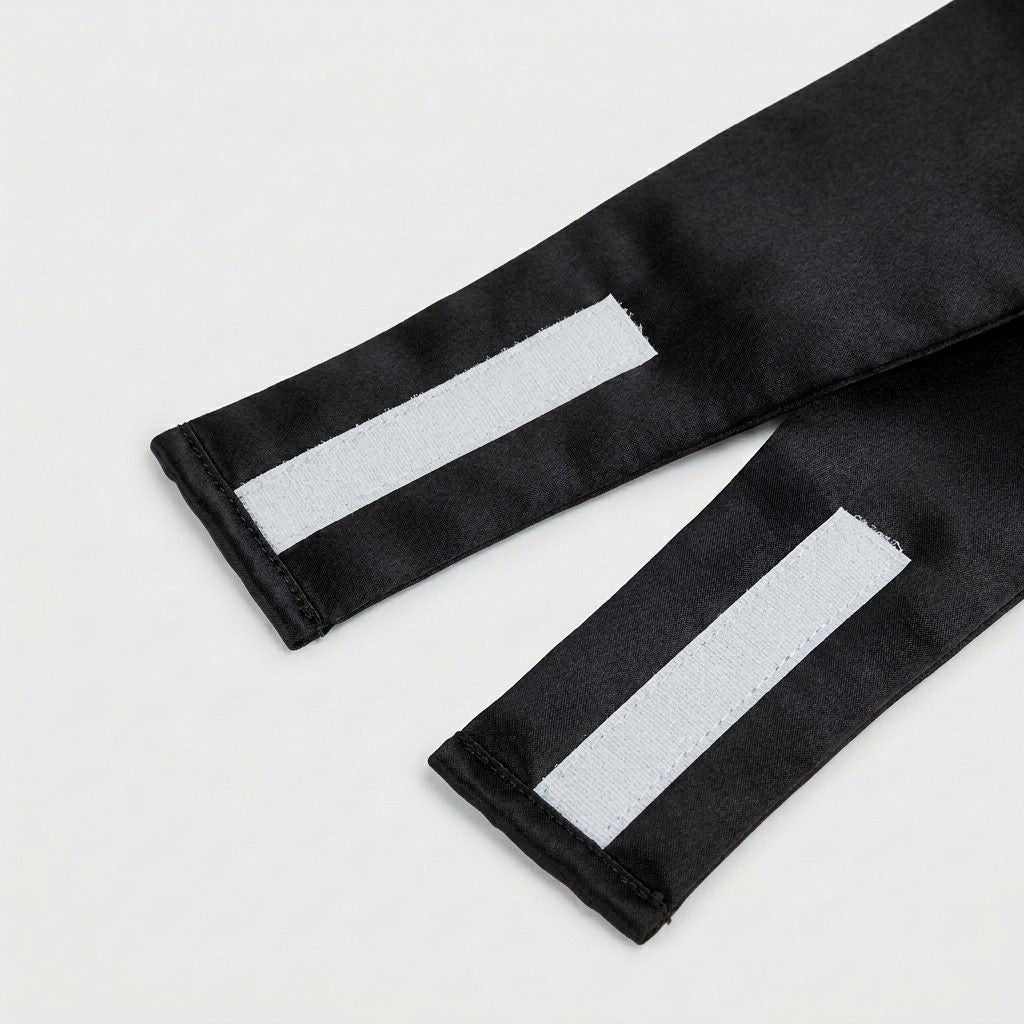 pure mulberry silk sleep mask with velcro strap